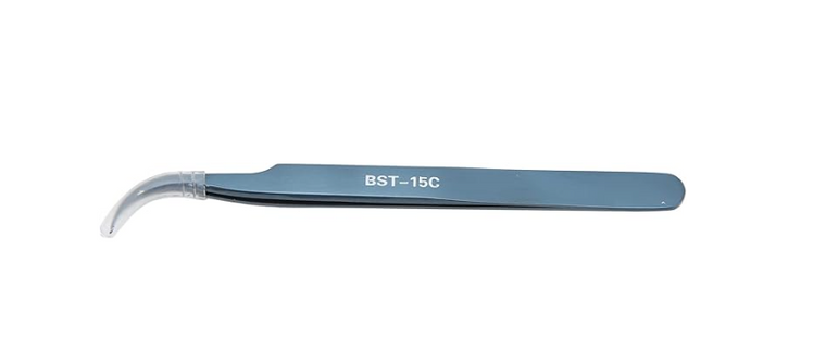 Super fine high precision stainless steel tweezers BST-15C
