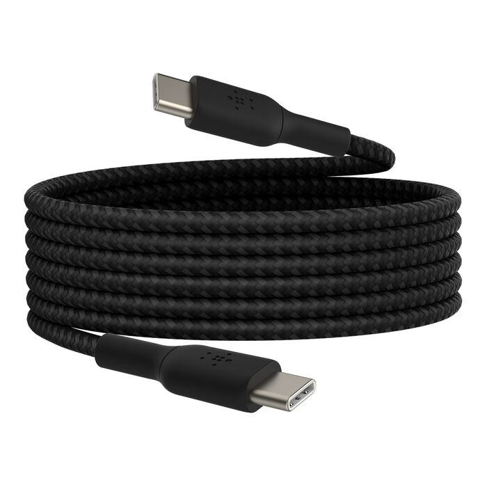 Belkin BoostCharge USB-C til USB-C Ladekabel 60W – Flettet - 2m