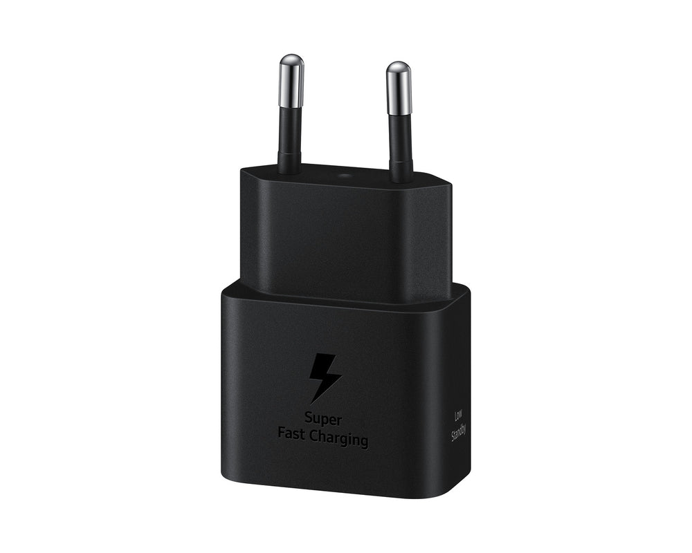 Samsung 25W USB-C hurtiglader – Original – Svart